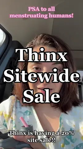 Last day to shop the @thinx 20% off sitewide sale! Here are my favorites! Recommend sizing 1 size up & when in doubt, go for the highest absorbency! #greenscreen #thinxleader #menstratinghumans #periodtips #periods