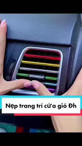 Nẹp trang trí cửa gió điều hoà ô tồ đủ màu sắc #nepdieuhoa #nepoto #trangtrioto #phukienoto #xuhuong #foryou #neptrangtri