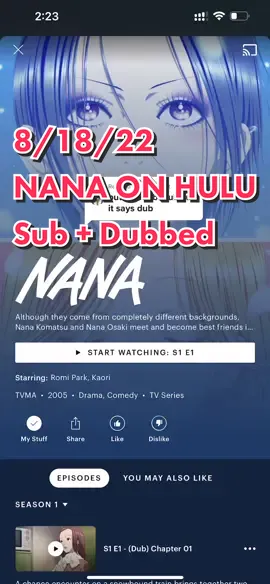 Replying to @<3 🥹❤️❤️❤️❤️ hold your bestie tn for me #fyp #nana #hulu #anime #shoujo #fruitsbasket #kamisamakiss 