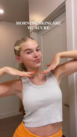 simple & glowy skincare for the am 🤍🤩 @acurebeauty use code: KENNEDY20 #acure #acurebeauty #acurepartner #skincareroutine #morningskincareroutine 
