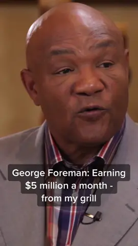 George Foreman was bringing in $5 million a month from his Foreman Grill! #georgeforeman #boxing #legend #grill #grilling #foreman #foremangrill #money #finance #business #entrepreneur