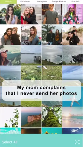 Keep your parents up to date with your life by sending them your best memories! #freeprints #memories #photos #fyp #potd #Summer #summervibes #mom