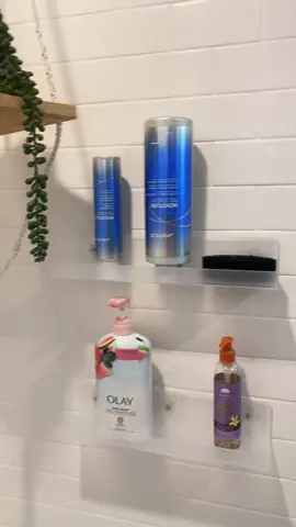 Loving these acrylic shelves from Amazon! #amazon #amazonfinds #showertok #organizedhome #foryou #bathroomstorage #shelf #showerorganization 
