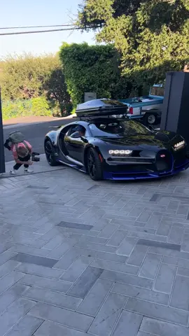 I ran as soon as I heard it…. $3 million bugatti!!! @the.hamilton.collection