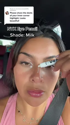 Replying to @marleneroman208  the Milk Shade is sparkly ✨ #fyp #makeuptok 