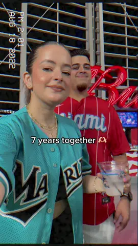 Cheers to seven years 🤍🍾 #couplelove #relationshipgoals #lovestory #fyp #anniversary 