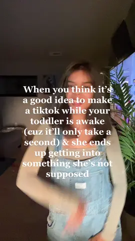 Can’t take your eyes off for a second😂 #momtok #contentmom #sahm #momtok #momcontentcreator #sahmlife #momlife #sahmbelike #momsbelike #relatablemom #toddlermom #motherhood 