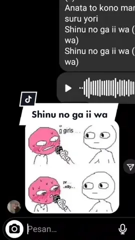 sorry for my voice :› #fyp #singing #trend #fujikaze #shinunogae_wa #fypage #tiktok #japanese #song
