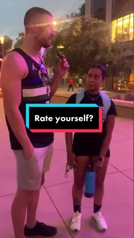 Rate yourself out of 10 #streetinterviews #sacramento #publicinterviews #datingquestions 