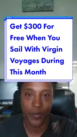 Get free money when you sail with Virgin in November. Comment below for help with booking! #virginvoyages #luxurytravelagent #blacktravelagent