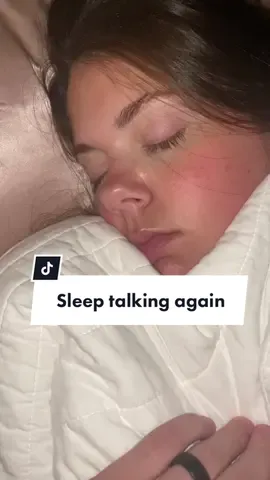 I love having these conversations with her 😂 #connorandsage #couple #funny #dream #sleeptalking #buscuits #nonsense #husbandwife #sweetdreams #sleeptok #foryou #fyp