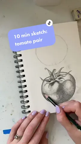 10 min daily sketch: tomato 🍅 pair #tomato #drawing #tomatoes #sketch #dailysketch #dailyart #sketchbook #sketching #artsy #foodart #foodsketch #foodsketching #foodart #kitchenart #arttok 