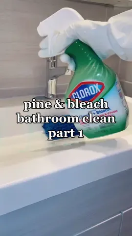 i loved making this series so much. pine & bleach rlly are superior #bathroomclean #sinkclean #OLAFLEX #cloroxbleach #DoritosDareToBeBurned 