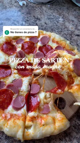Respuesta a @… no saben que deliciosa queda🍕🤍😍 #pizzadesarten #masamadre #pizza #pizzalover 