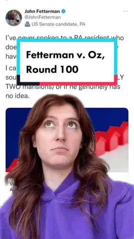 Dr. Oz v. John Fetterman: Property Edition #fetterman #droz #senate #politics #news #election #midterms #midterms2022 #pennsylvania @John Fetterman