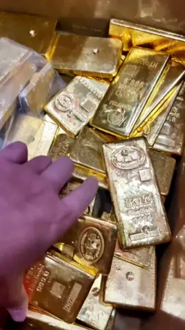 You want a safe full of gold#gold #goldbars #fyp #DIY#jewelry #luxury #money 