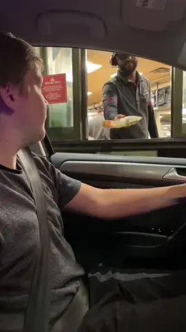 Only proper way to leave the drive thru 