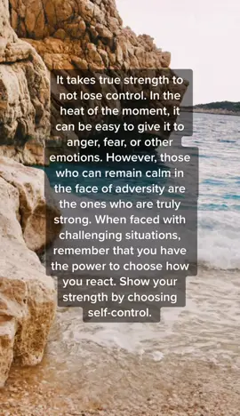 When you have the power to choose self control, you show the world just how strong you really are❤️ #selfcontrol #quote #quotes #mindset
