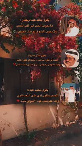 #عشاق_خالد_عبدالرحمن #خالديات                   اكثر بيت عجبك فيهم /خالد /طلال /محمد ؟؟؟