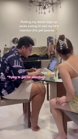 He hates it 😂 #couplecomedy #couple #Relationship #sgtiktok #fyp #prank 