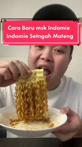 Sempat Nonggol di FYP, Indomie Setengah Mateng !! Koko uda cobain dan beneran mantap kali 🔥🔥