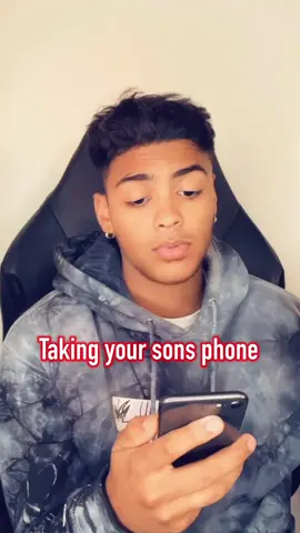 Taking your son phones…😭😂 #fyp #foryou 