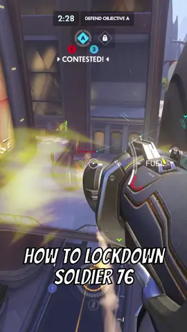 How to lockdown Soldier 76 #overwatch #jimmytiptoe #gaming