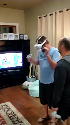 Repost and yes he is okay now #viral #vr #vrfails #ouch #fails #funny #fyp