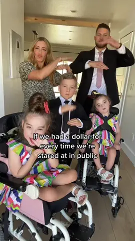 When 2 out of your 3 kids are in wheelchairs, there tends to be some shock value. 🤷🏼‍♀️😂 #specialneedsfamily #raredisease #congenitaldisorderofglycosylation #familytiktok #trend #fyp #cdg1p 