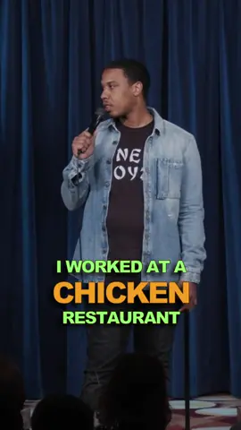 Shout out to everyone that worked fast food. #standup #jokes #chicken #airport #hosts #tsa #clearbackpack #freezer #fries #frenchfries #chickensandwich #chickenbiscuit #standupcomedy #jokeoftheday #comedyandmagicclub 