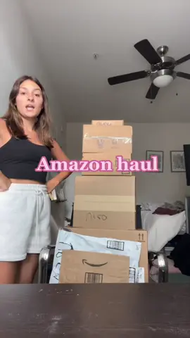 heheheh like for the next batch of packages #haul #haultok #amazon #amazonfinds #grwm #shopping 