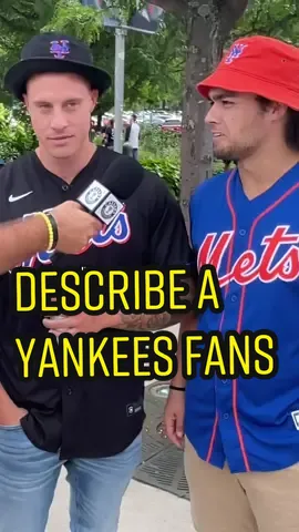 Replying to @tidddc133 These Mets fans had PLENTY to say about Yankee fans 🫢 #thegameday #metsfans #yanksfan4life #yankeefans💙 #metsyankees #meetthemets #subwayseries 