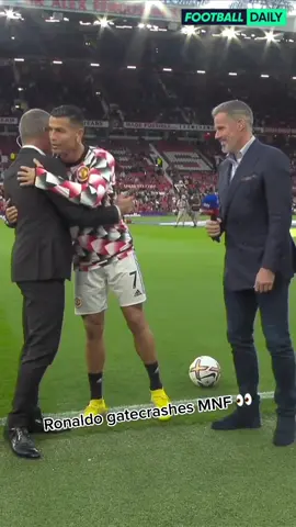Cristiano Ronaldo is loyal to the Man United boys 🤣 #FYP #ManUnited #Carragher #Neville #SkySports #Keane #Ronaldo #CR7 