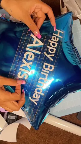 My very first @cricut project!!!🎈🎈 Personalized birthday balloons !! It went well I think! If you have any questions please comment! 🫶🏻🫶🏻 ##circut##circutexploreair2##circutbeginner##circutprojects##cricuttutorials##cricutballoons