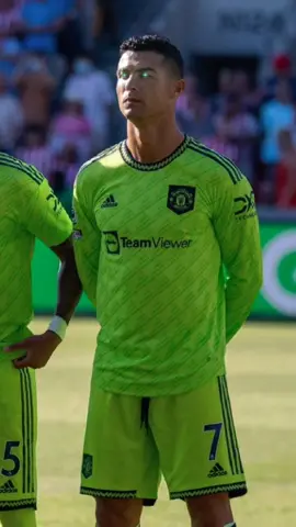 Ronaldo in the green jersey 🐐💨 | #ronaldo #viral #football #manutd