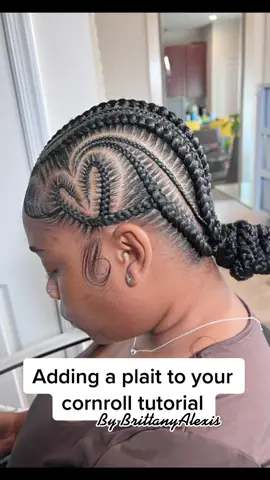 The easiest way to hide that plait when adding it to a braid! #tutorial #stitchbraids #heart #braids 