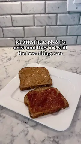 don’t be sleeping on pbj😤🥜💜 #pbj #peanutbutterjelly #sandwich