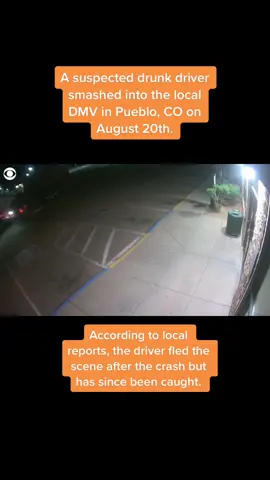 A driver lost control of their vehicle and crashed into a local DMV in Colorado. #news #colorado 