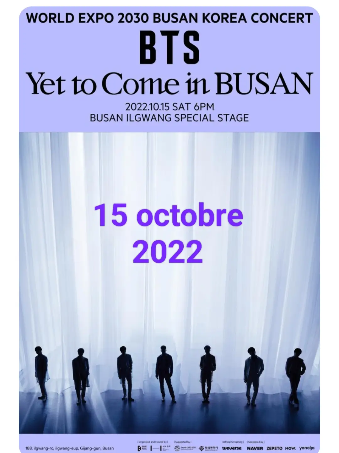 #concertbtsbusan2022 #fyp #btsarmy #armybts #bts enfin la date 💜😍