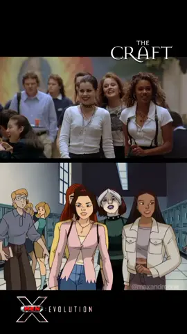 X-Men: Evolution e suas referências. | Jovens Bruxas (1996) | Buffy, a Caça-Vampiros | Show Bar (2000) |  #xmenevolution #thecraft #coyoteugly  #xmen  #marvel #buffythevampireslayer #xmenedit #jeangrey #fy #fypシ #fyp