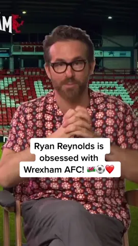From Hollywood to Wales, Ryan Reynolds has caught the ⚽️ bug! #wrexhamafc #ryanreynolds #football