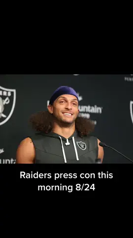 Pics from this mornings #Raiders press conference in #LasVegas #raidernation #raidersnation #football #nfl #sports #fyp #foryoupage 