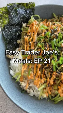 Best egg roll bowl ever #traderjoes #traderjoesrecipe #traderjoesfinds #eggrollbowl