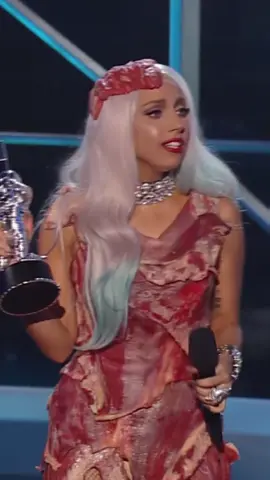 @ladygaga and @cher was already too much for us to handle. Add in the meat outfit? Iconic moment. 🥩 🚀  #VMAs