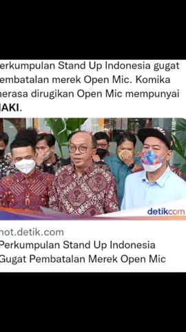 Perkumpulan Stand Up Indonesia gugat pembatalan merek Open Mic yang merupakan istilah umum dan tidak seharusnya dipatenkan menjadi milik pribadi #viral #farel #fyp #ojodibandingke #indonesia #HAKI #gugatan #standupcomedy