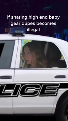 *if saving moms $ becomes illegal* 😆#MomsofTikTok #momtok #policecartrend #policecarfilter #dupes 