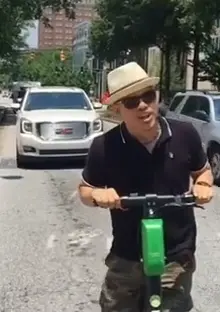 Music video shoot gone sideways #roadrage #musicvideo #scooter #funny 