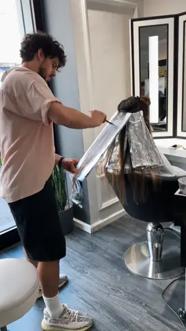 It feels so good to be back #Love #my #work  #hair #hairdresser #passion #reels #hairvideo #viral #tiktok #milano #balayage #ombre #parrucchiere