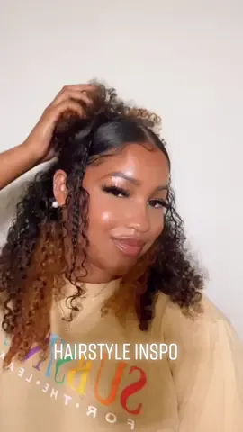 Yeah this was a cute one 😍 #curlyhairstyles #curlyhairtutorial #curlyhair #fyp 