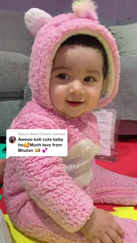 Replying to @Neeta Chhetri Thank you so much ❤️ #babykyra